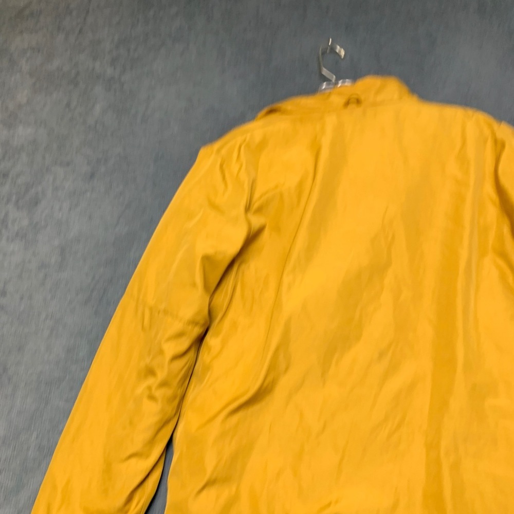 All in Motion Reversible Jacket Boy XL Yellow Water Resistant Mock Neck Full Zip - Picture 12 of 15